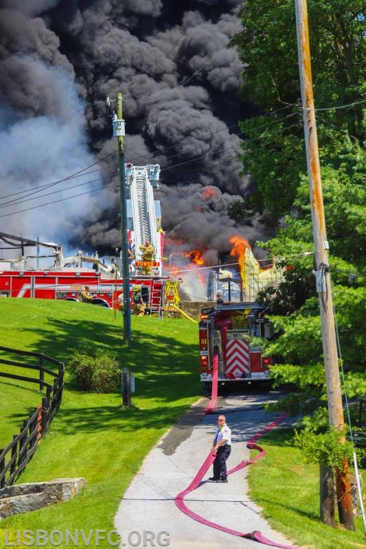 7/15/19 Barn Fire, 3000 Block Rt 97 in Glenwood