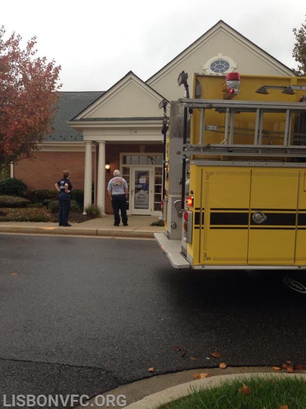 10/15/2014 Sandy Spring Bank Odor of Smoke