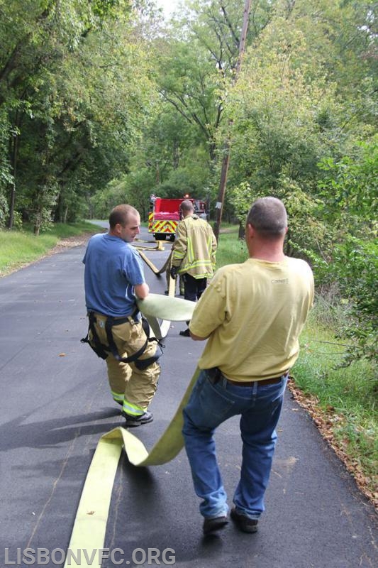 9/26/2013 Large Mulch Fire Kabik Ct.