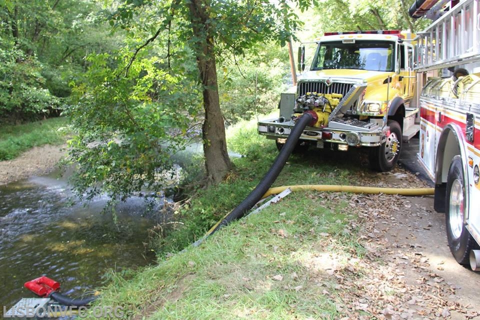 9/26/2013 Large Mulch Fire Kabik Ct.