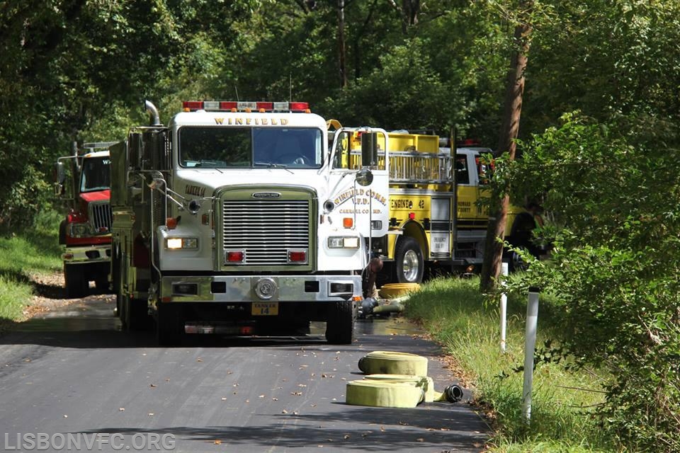 9/26/2013 Large Mulch Fire Kabik Ct.