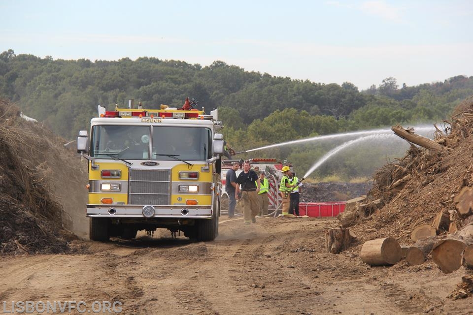 9/26/2013 Large Mulch Fire Kabik Ct.