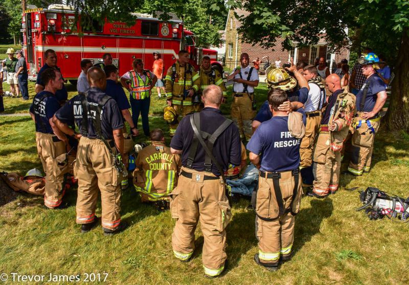 6/15/2017 Building Fire 1000 Block S Main St in Mt Airy