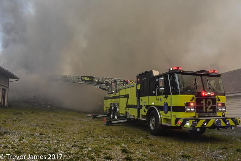 6/15/2017 Building Fire 1000 Block S Main St in Mt Airy