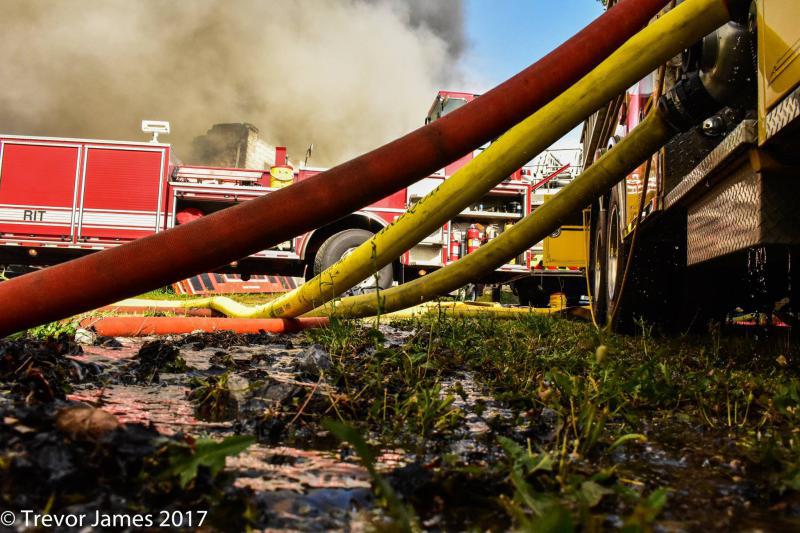 6/15/2017 Building Fire 1000 Block S Main St in Mt Airy