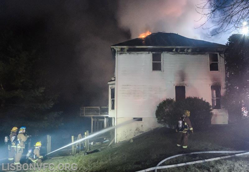 1/22/2018 House Fire 10300 Block Kingsbridge Rd Ellicott City (E41 responded on the second alarm while transferring to Station 2) 