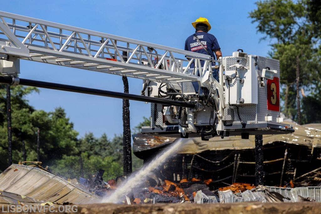 7/15/19 Barn Fire, 3000 Block Rt 97 in Glenwood