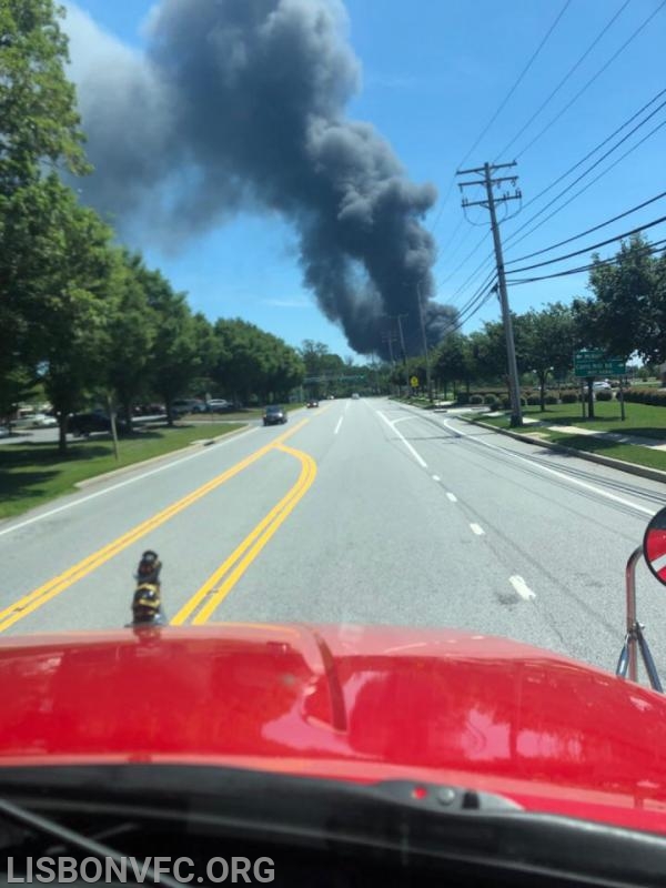 7/15/19 Barn Fire, 3000 Block Rt 97 in Glenwood