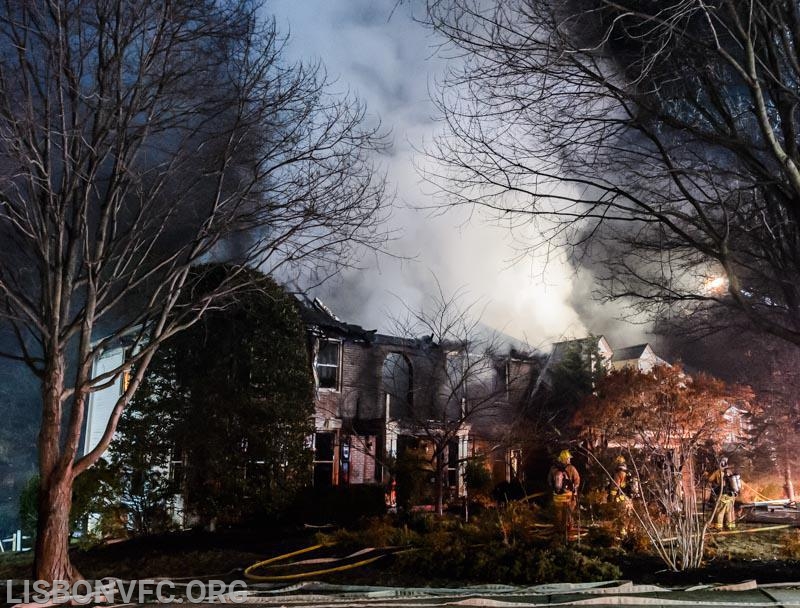 1/22/2018 House Fire 10300 Block Kingsbridge Rd Ellicott City (E41 responded on the second alarm while transferring to Station 2) 