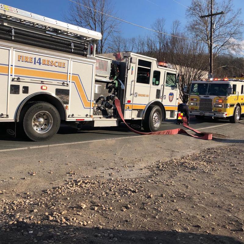 3/17/2019 Barn Fire 7700 Block Woodbine Rd