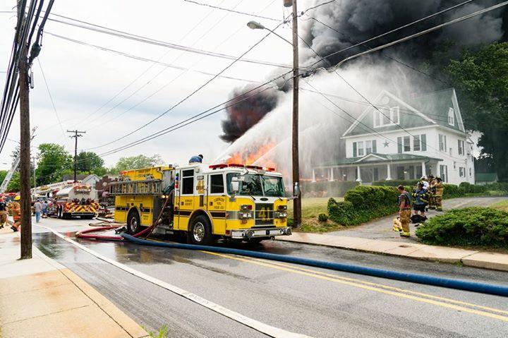 6/15/2017 Building Fire 1000 Block S Main St in Mt Airy