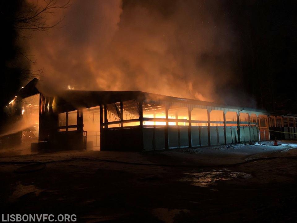 2/11/2019 Barn Fire West Watersville Rd