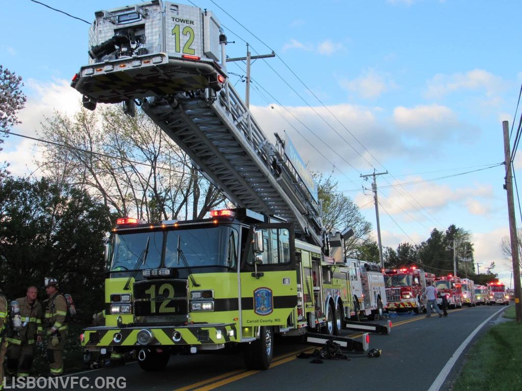 4/15/2019 House Fire 7000 Block Woodbine Rd