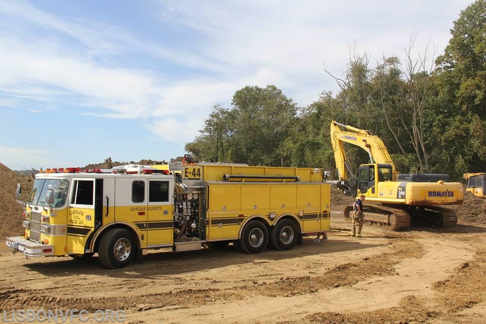 9/26/2013 Large Mulch Fire Kabik Ct.