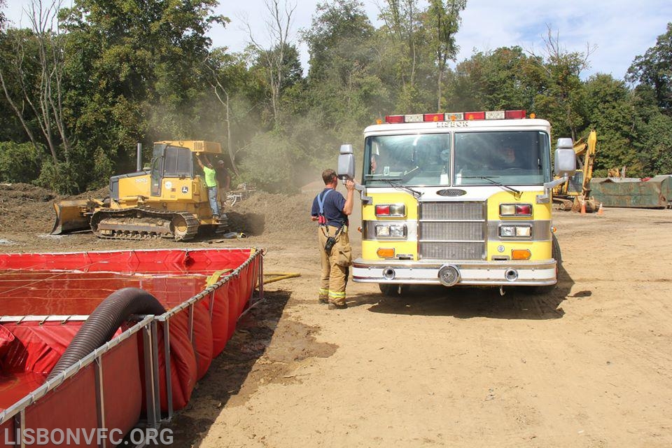 9/26/2013 Large Mulch Fire Kabik Ct.