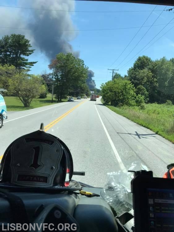 7/15/19 Barn Fire, 3000 Block Rt 97 in Glenwood