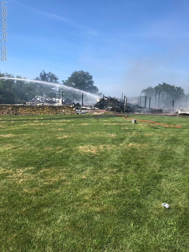 7/15/19 Barn Fire, 3000 Block Rt 97 in Glenwood