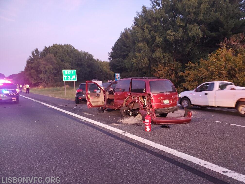 9/25/19 MVC, I-70 Westbound near Rt 94