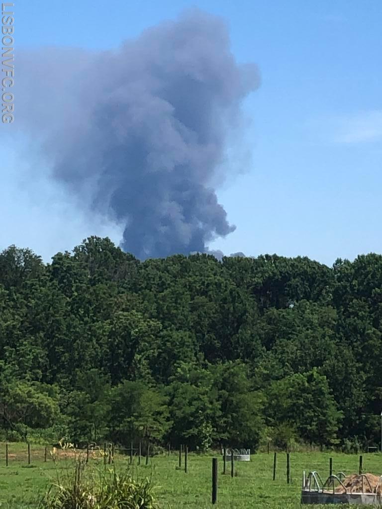 7/15/19 Barn Fire, 3000 Block Rt 97 in Glenwood