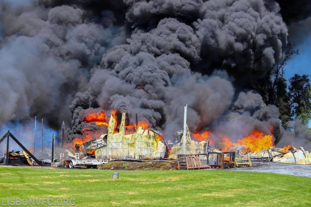 7/15/19 Barn Fire, 3000 Block Rt 97 in Glenwood