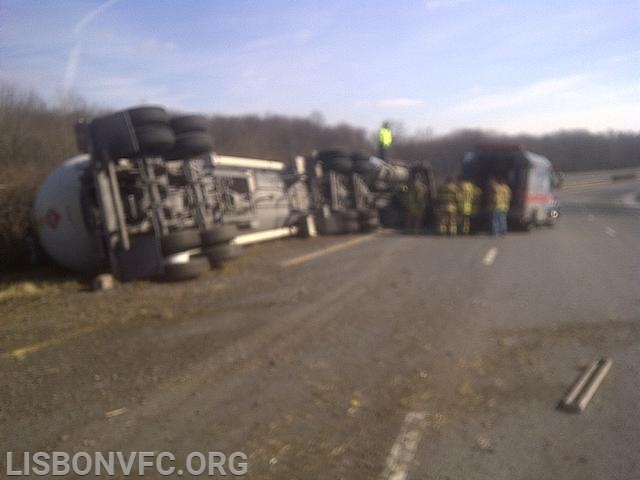 1/16/2011 Tanker Rollover I-70 at MP 69