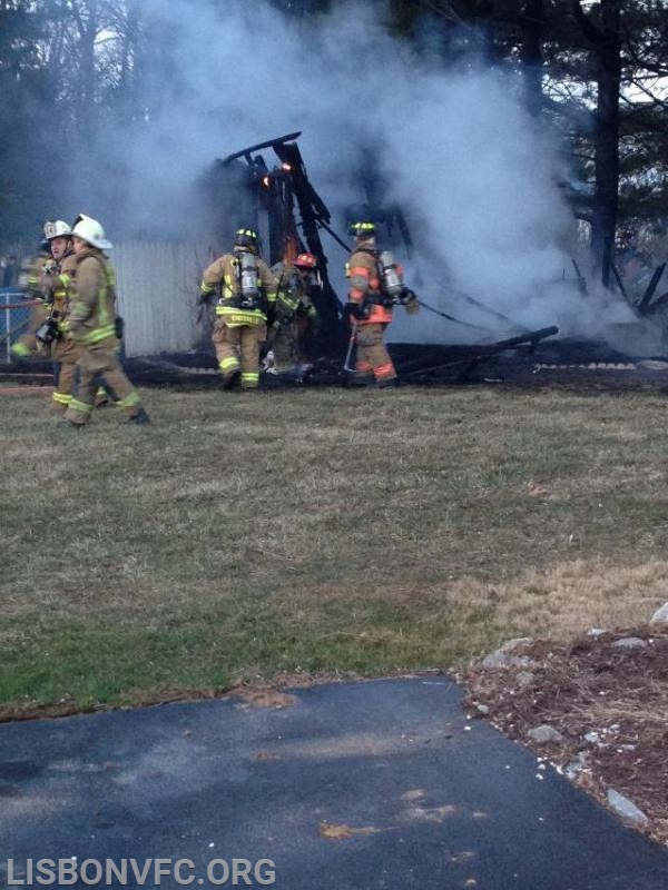 3/5/2013 Shed Fire 5600 Block Manor Dr Winfield