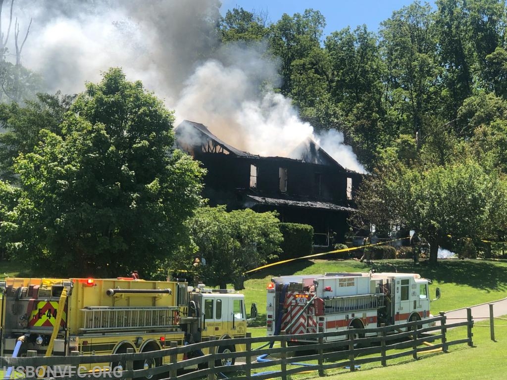 6/4/2019 2 Alarm House Fire 1500 Block of Old Annapolis Rd