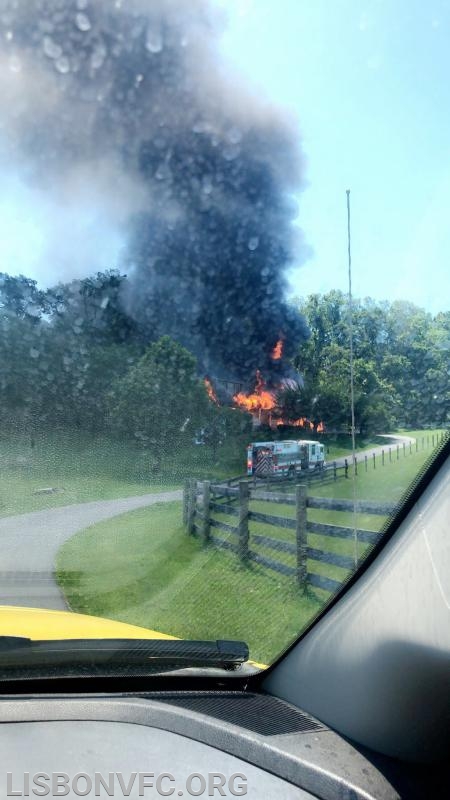 6/4/2019 2 Alarm House Fire 1500 Block of Old Annapolis Rd