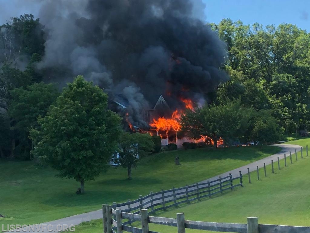 6/4/2019 2 Alarm House Fire 1500 Block of Old Annapolis Rd