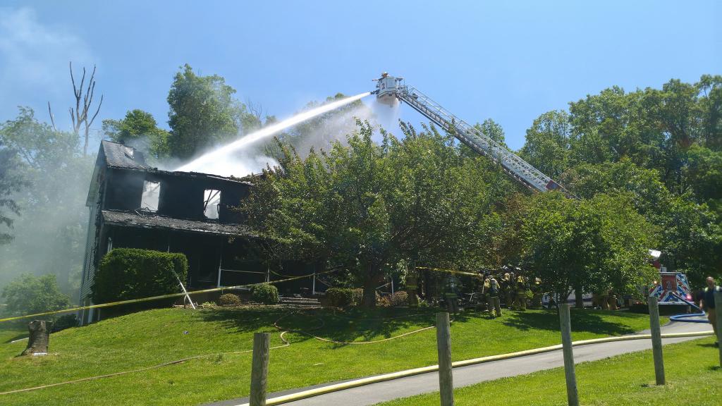 6/4/2019 2 Alarm House Fire 1500 Block of Old Annapolis Rd