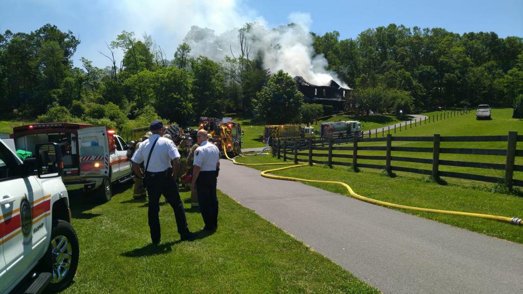 6/4/2019 2 Alarm House Fire 1500 Block of Old Annapolis Rd