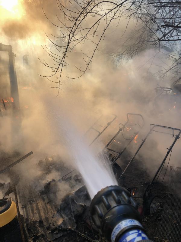 3/17/2019 Barn Fire 7700 Block Woodbine Rd