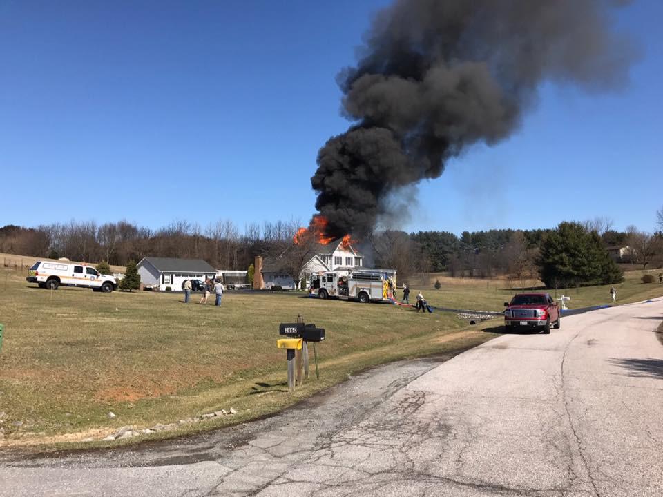 3/23/2017 House Fire 1000 Block Huntfield Road