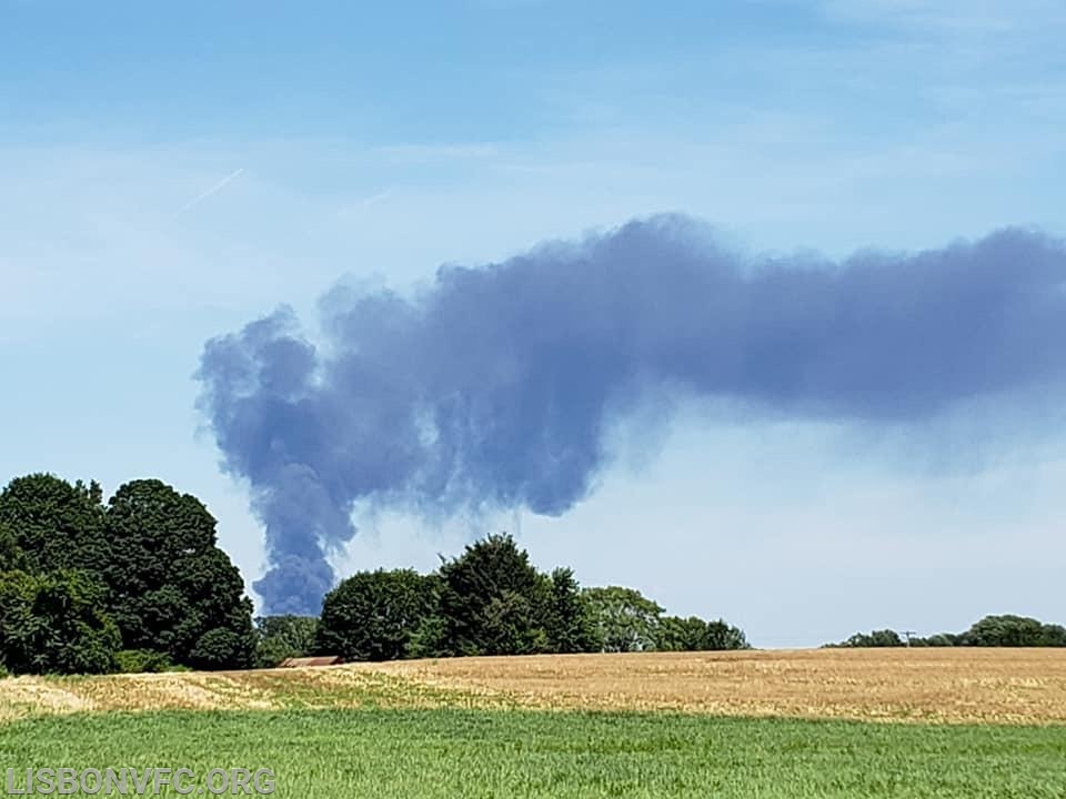 7/15/19 Barn Fire, 3000 Block Rt 97 in Glenwood