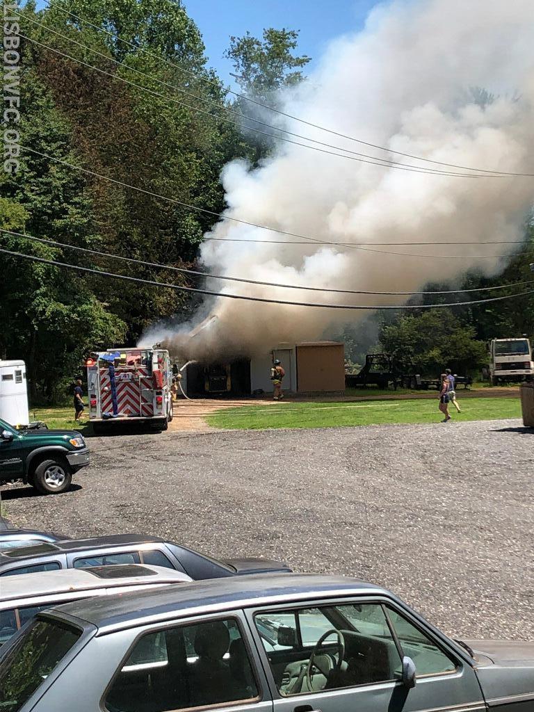 7/15/19 Shed Fire, 600 Block Long Corner Rd