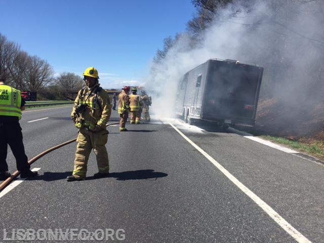 4/1/2016 Motorhome Fire on I-70