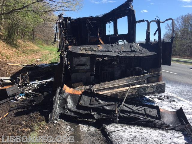 4/1/2016 Motorhome Fire on I-70