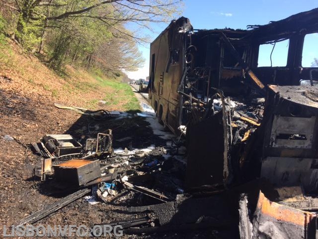 4/1/2016 Motorhome Fire on I-70