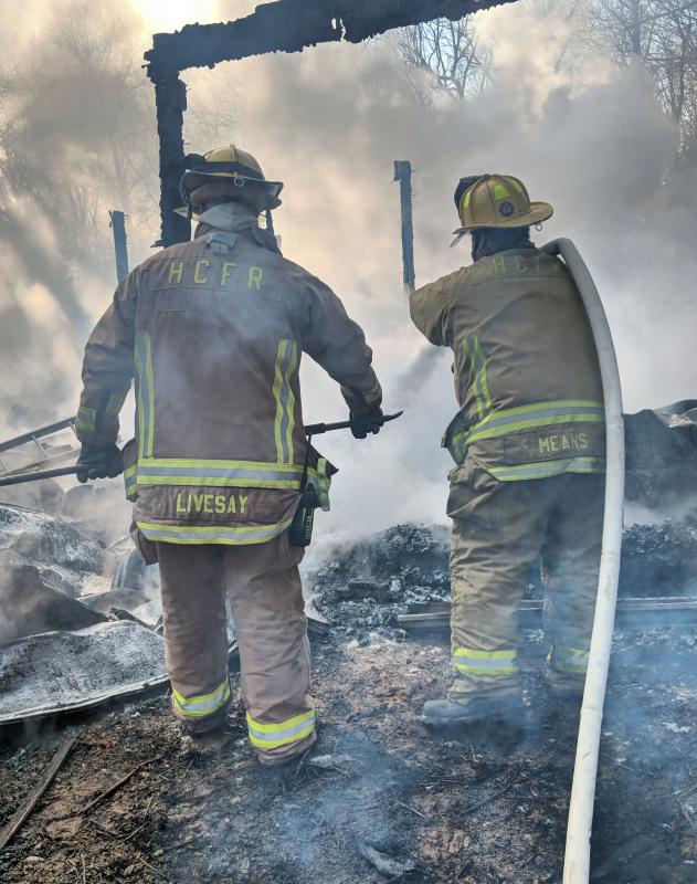 3/17/2019 Barn Fire 7700 Block Woodbine Rd