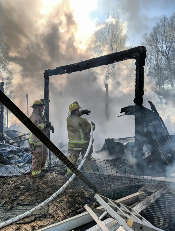 3/17/2019 Barn Fire 7700 Block Woodbine Rd