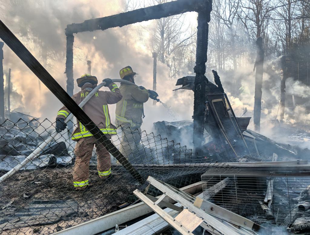 3/17/2019 Barn Fire 7700 Block Woodbine Rd