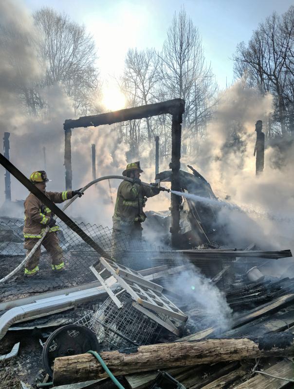 3/17/2019 Barn Fire 7700 Block Woodbine Rd