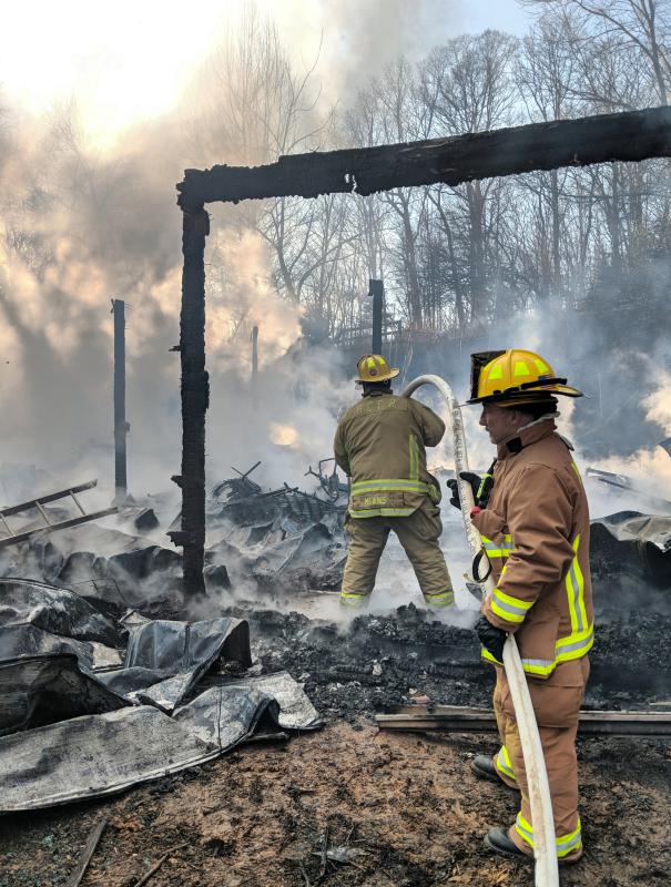 3/17/2019 Barn Fire 7700 Block Woodbine Rd