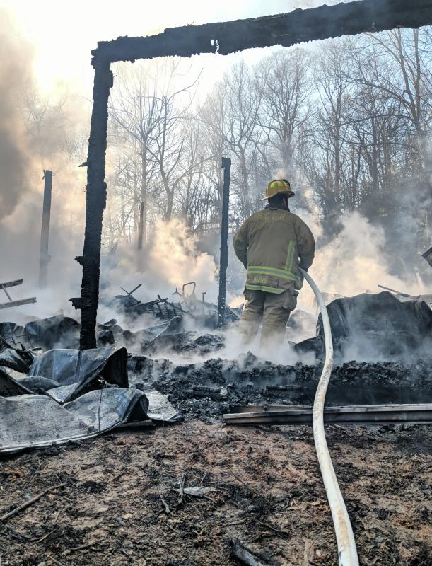 3/17/2019 Barn Fire 7700 Block Woodbine Rd