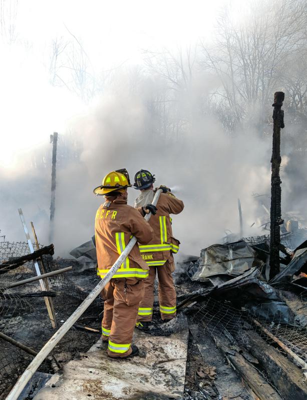 3/17/2019 Barn Fire 7700 Block Woodbine Rd