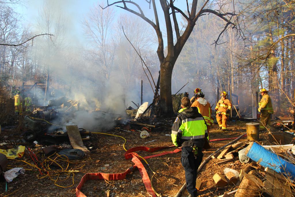 3/17/2019 Barn Fire 7700 Block Woodbine Rd