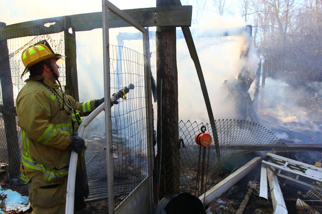 3/17/2019 Barn Fire 7700 Block Woodbine Rd