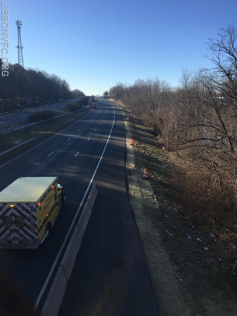 1/21/2019 MVC with Entrapment on I-70 WB at West Watersville Rd