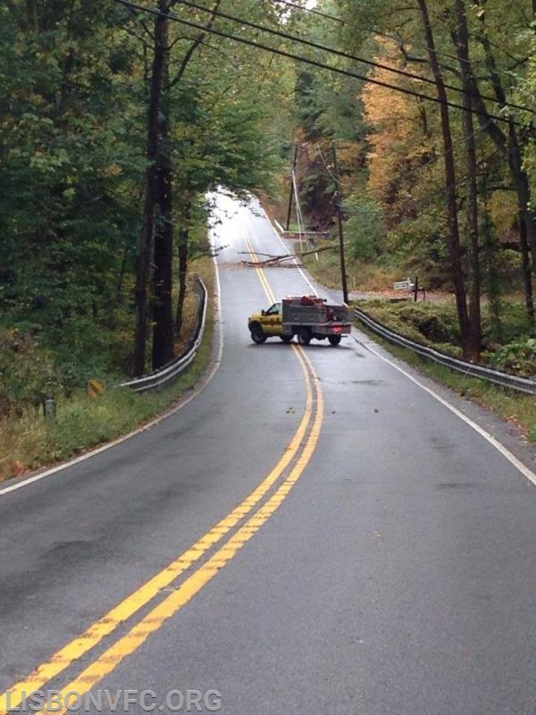 11/22/2013 B47 Closing Rd for Wires Down 