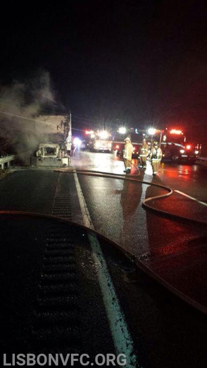 2/9/2015 Truck Fire I-70 East of Rt 27